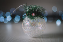 Glass Christmas tree toy