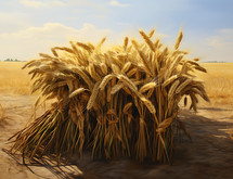 Bundles of wheat from Joseph's dream from the story of Joseph