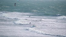 Kite surfers 
