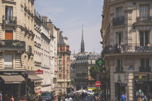 busy streets in Paris 