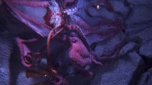 Giant Pacific Red Octopus in Deep Sea Ocean