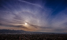 Glendale, California skyline. 