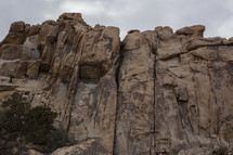 steep rock cliff