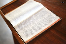  Bible on a pulpit