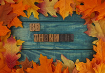 be thankful 