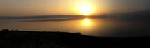 Panoramic of the Sea of Galilee at Sunset