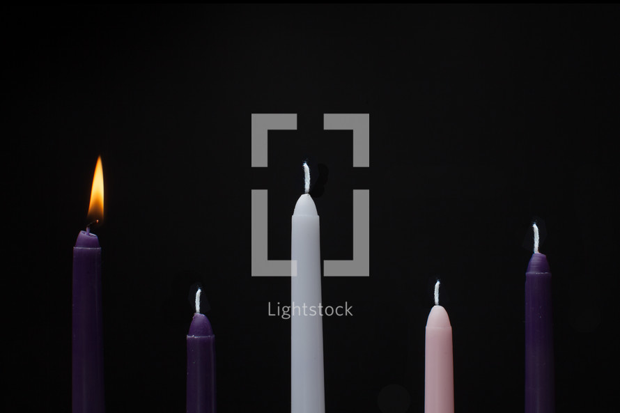 Advent candles 