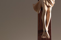 crucifix - feet of Jesus 