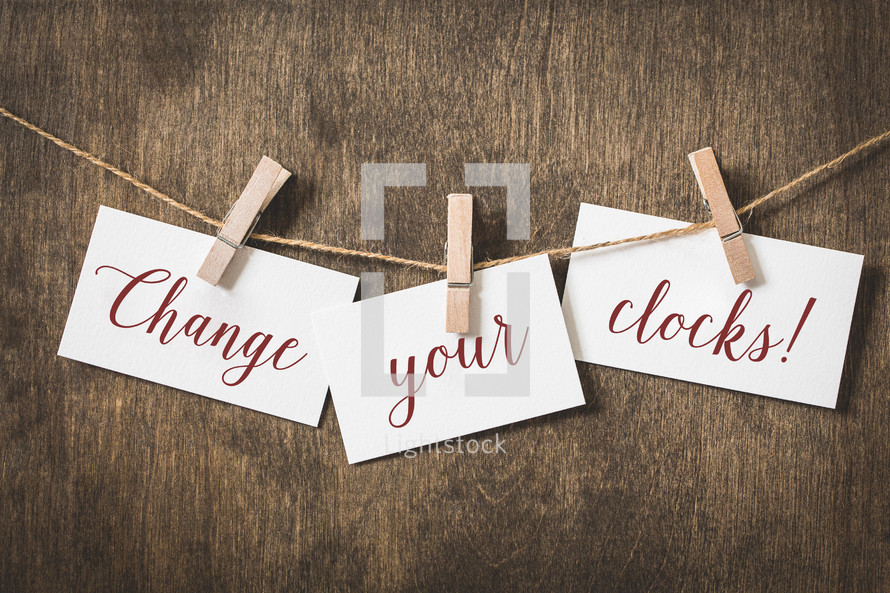 change your clocks!