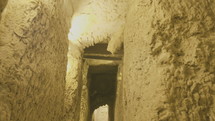 The western wall tunnels underneath the old city of Jerusalem in Israel