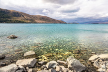 An image of the turquoise Lake Tekapo in New Zealand