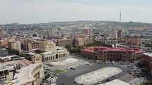 Aerial view of the Yerevan	
