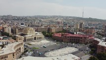 Aerial view of the Yerevan	
