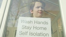 wash hands, stay home, self  isolation 