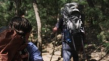 father and son backpacking trip 