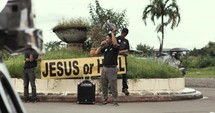 Preacher in the Philippines streets