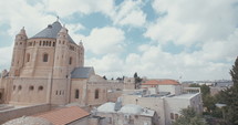 The Dormition Abbey in old city of Jerusalem, Israel