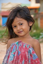 Little girl in Cambodia