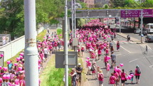 breast cancer awareness charity walk 