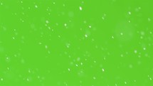Snow snowing winter video overlay green screen background
