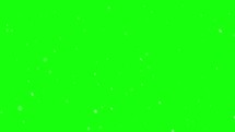Snow on a green screen in video overlay background
