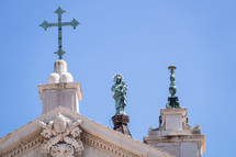 details of the Basilica della Santa Casa in Italy Marche