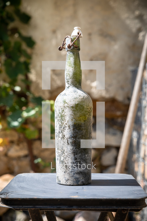 old wine bottle 