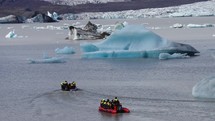 Icebergs And Ice glaciers in iceland