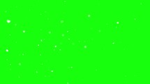 It snows real snow green screen background

