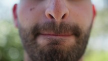 Mouth and Beard of a Young Italian Boy