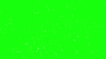 Real snow falling on green screen background in winter season
