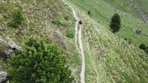 hiking mountains in Switzerland 