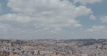 Time lapse of the old city Jerusalem in Israel