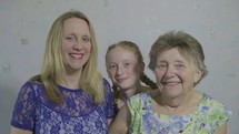 three generations of women 