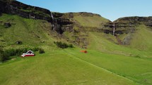 Iceland panoramic landscape panorama view