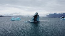 Icebergs And Ice glaciers in iceland