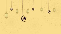 Animated background for Ramadan holiday