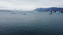 Icebergs And Ice glaciers in iceland