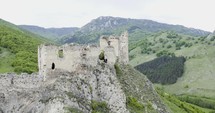 Man standing in a fortress