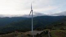 Environmental impact of a wind turbine