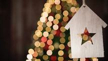 House Shape on Christmas tree