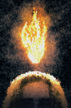 Pentecost flame