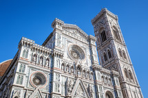 exterior of a Cathedral in Florence 