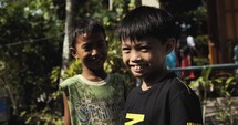 Boys smiles in the Philippines