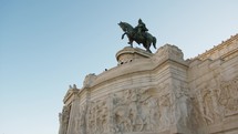 The power of Victor Emmanuel II represented with architecture 