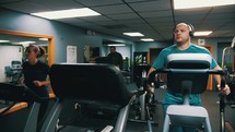 people at the gym