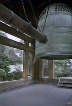 Japanese ball in a bell tower 