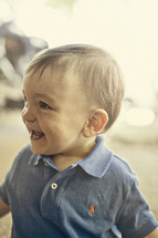 toddler boy - smiling