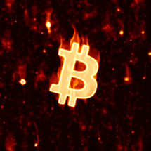 bitcoin on fire 