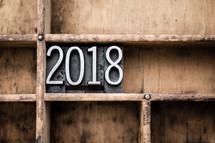 2018 blocks on bookshelf 